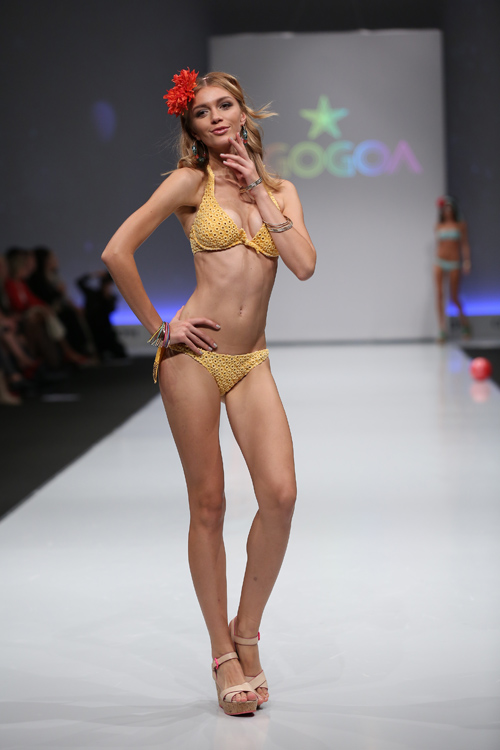 Intima Signature Show show — CPM SS14 (looks: yellow swimsuit)