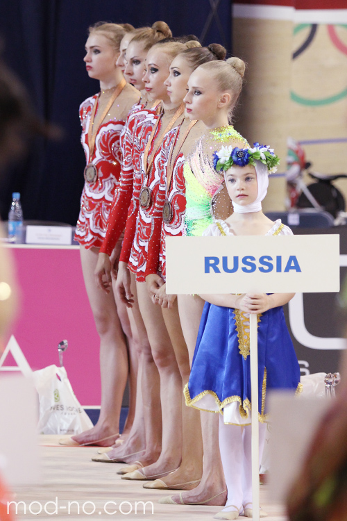 церемония награждения. Национальная сборная России. День 3 — Этап Кубка мира 2013