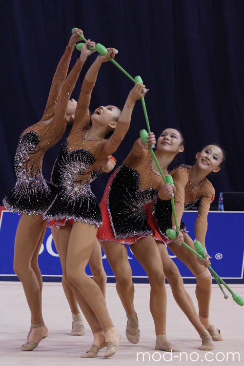 Group competition. China — World Cup 2013 (looks: black leotard)