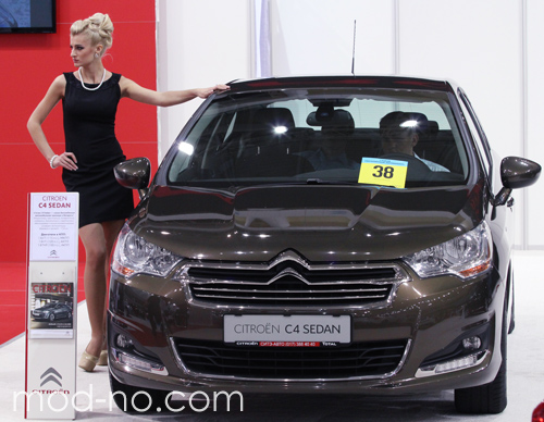 Citroën C4 Sedan. Адкрыццё міжнароднага аўтасалона "Маторшоу 2013"