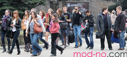 Straßenmode in Minsk. 04/2013. Teil 1