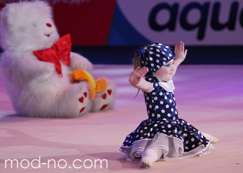 "Niemauliatki". Solo — Baby Cup 2014 (looks: blue polka dot dress)