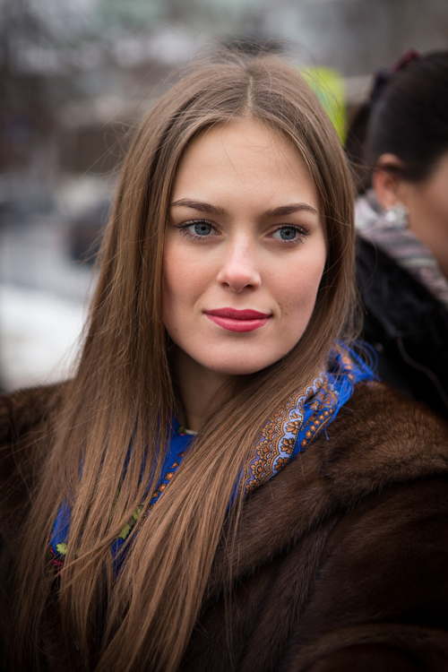 Анастасия Лавренова (Магнитогорск). Полсотни самых красивых россиянок прогулялись по Москве