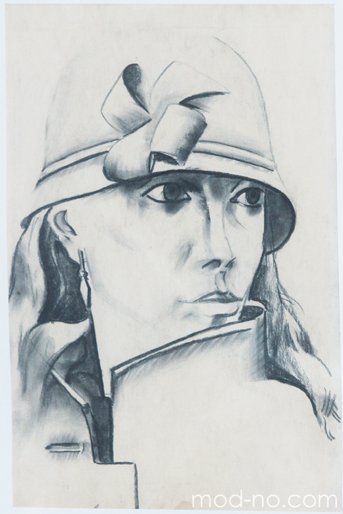 Валерий Ляшкевич. "Женщина в шляпе" (бумага, уголь). Валерий Ляшкевич. Возможно, рядом с нами гений