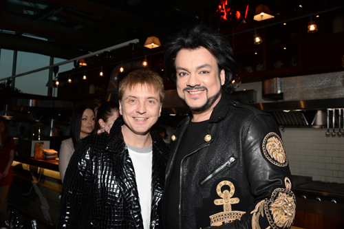  (злева направа) Сяргей Пудоўкін і Піліп Кіркораў. Pre-party міжнароднага песеннага конкурсу "Eurovision 2014"