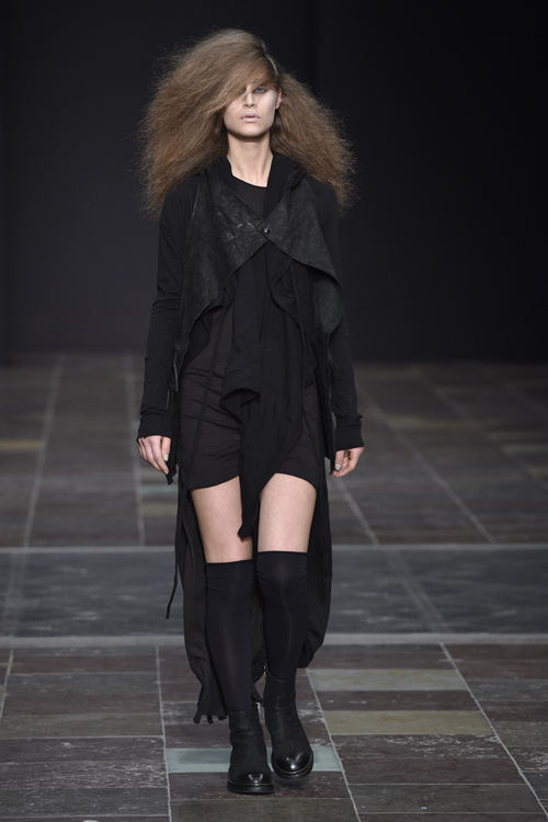 Pokaz BARBARA I GONGINI — Copenhagen Fashion Week AW15/16 (ubrania i obraz: zakolanówki czarne)