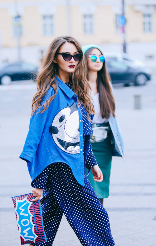 Street fashion. 24/10/2015 — Mercedes-Benz Fashion Week Russia